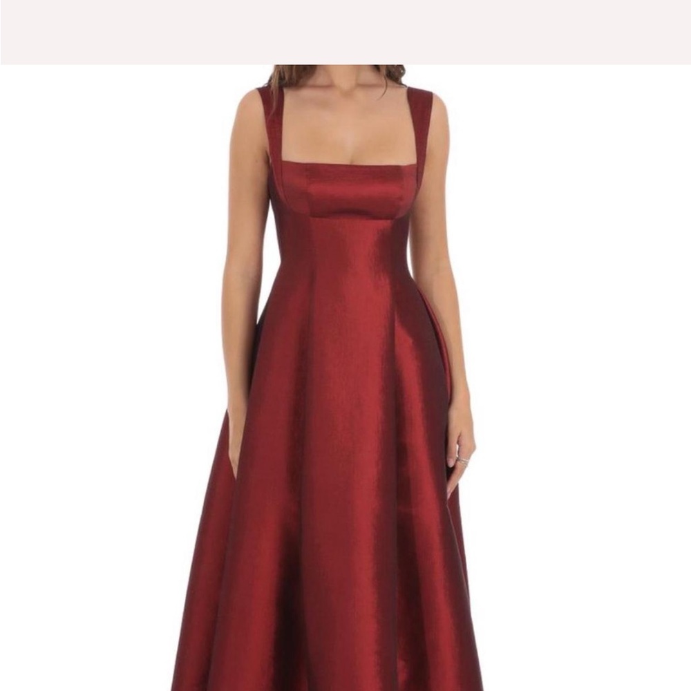 lucy in the sky Elegant Red Evening Gown